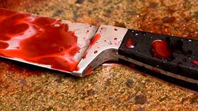 Cuchillo ensangrentado