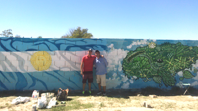 MURAL EN BARRIO PATAGONIA - 2