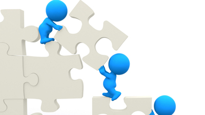 3D men - puzzle assembling